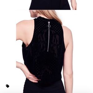 Free People Velvet tank